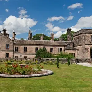 Illam Hall with garden at the front